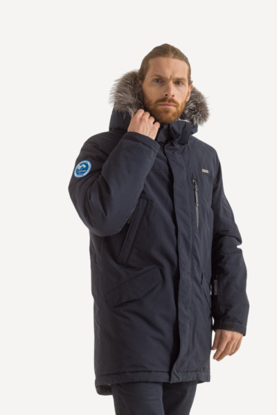 Пуховик Торнадо Top Arctic Goose (Мужской; 48; Темно-Синий без*Меха)